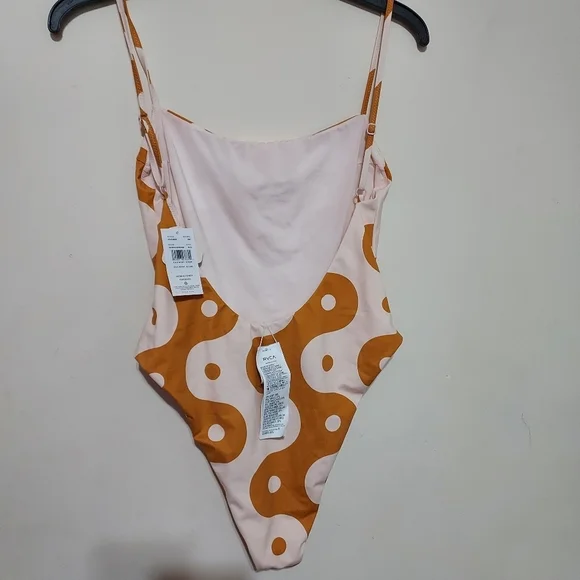 RVCA Good Days One Piece Med French Swimsuit Size-M/10 - Picture 4 of 6